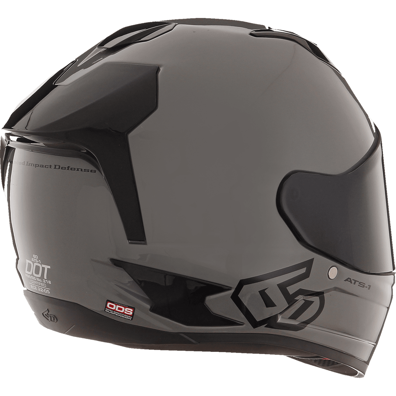 6D HELMETS ATS-1R Helmet Gloss Gray Small 300975