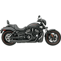 BASSANI XHAUST Road Rage 2:1 Exhaust Black 1V22JB