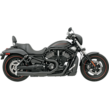 BASSANI XHAUST Road Rage 2:1 Exhaust Black 1V22JB