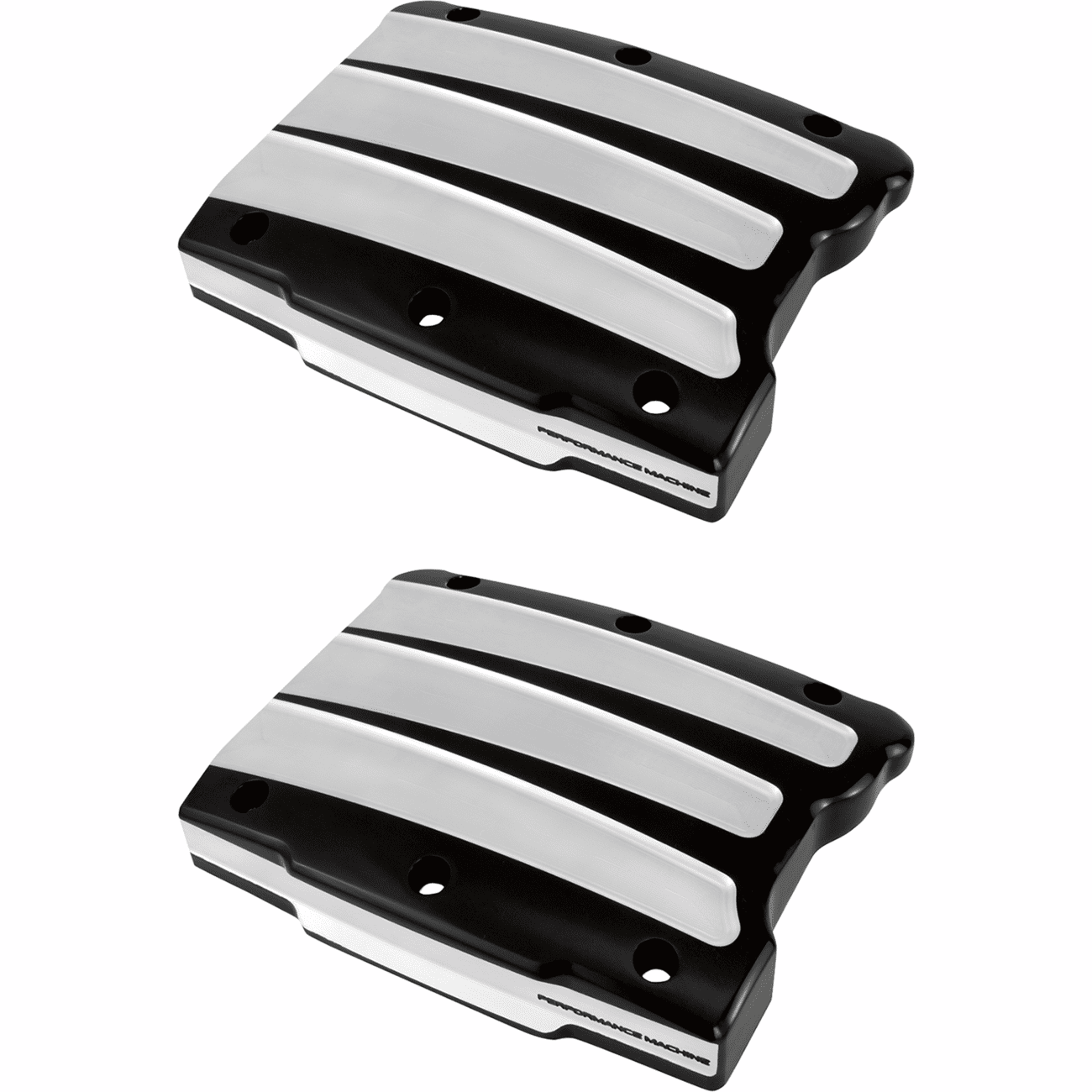 PERFORMANCE MACHINE PM Rocker Box Cover Scalloped Contrast Cut Twin Cam 01772021BM