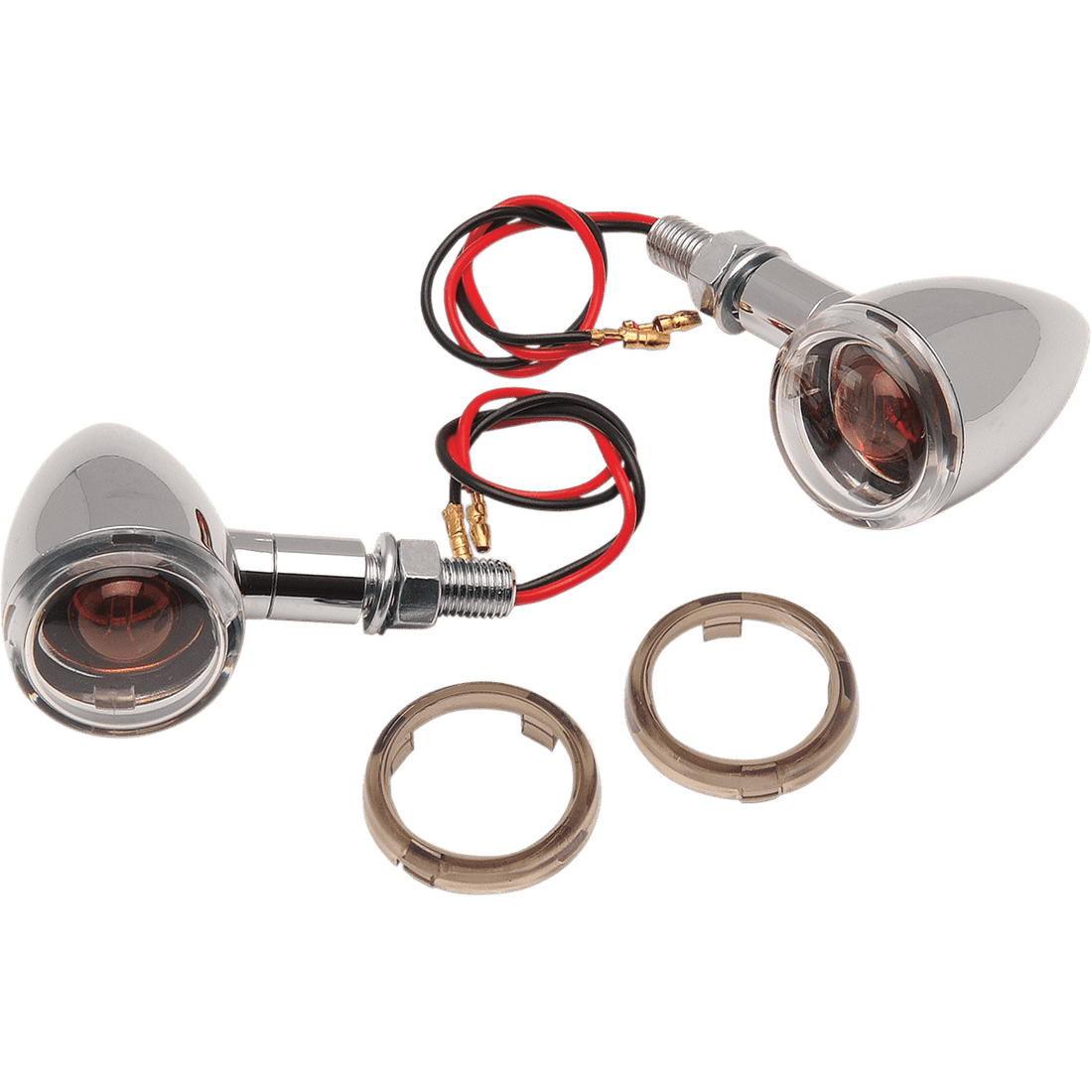 DRAG SPECIALTIES Mini-Duece Marker Light Kit Clear/Smoke