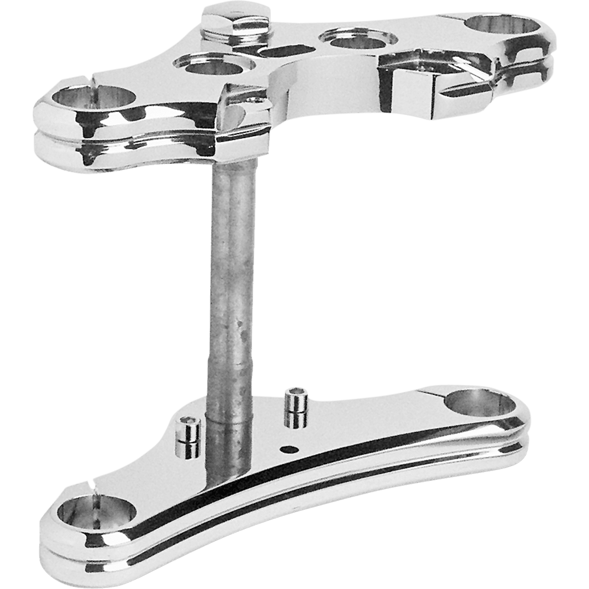 ACCUTRONIX Triple Tree Conversion Kit 39 mm Chrome Raked FXD '00-'03 TWD39EHLCK2