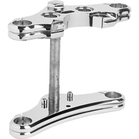 ACCUTRONIX Triple Tree Conversion Kit 39 mm Chrome Raked FXD '00-'03 TWD39EHLCK2