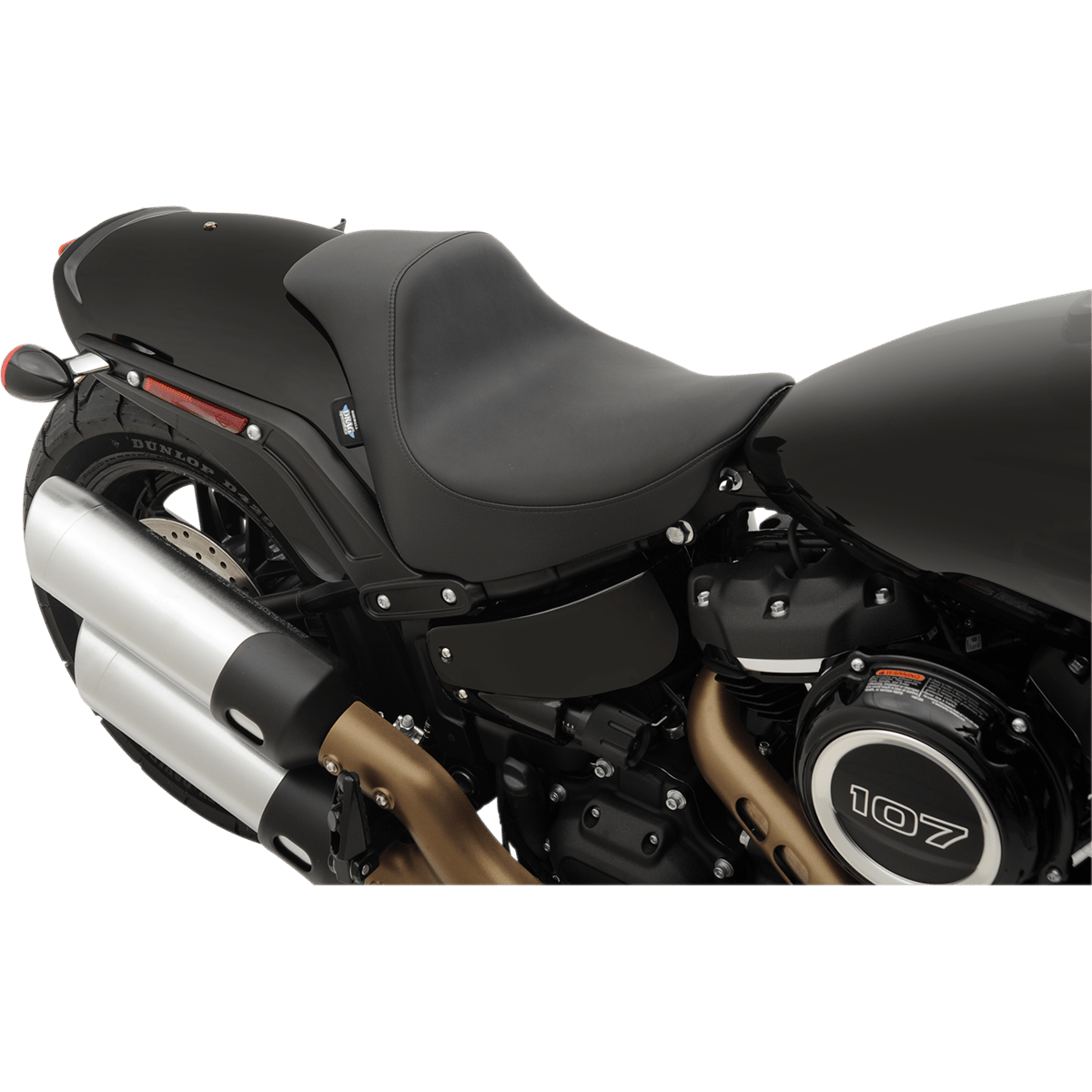 DRAG SPECIALTIES EZ-Solo Seat Smooth Solar-Reflective Leather FXFB/S '18-'22