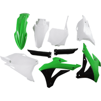 ACERBIS Full Replacement Body Kit OEM Green/Black/White 2374114584