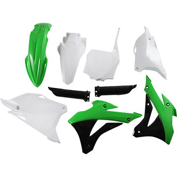 ACERBIS Full Replacement Body Kit OEM Green/Black/White 2374114584