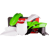 POLISPORT Body Kit Complete '14 '15 OEM Green/Black/White KX 250F 90625