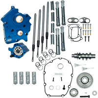 S&S CYCLE Cam Chest Kit with Plate Gear Drive Water Cooled 475 Cam Chrome Pushrods -M8 3101002A