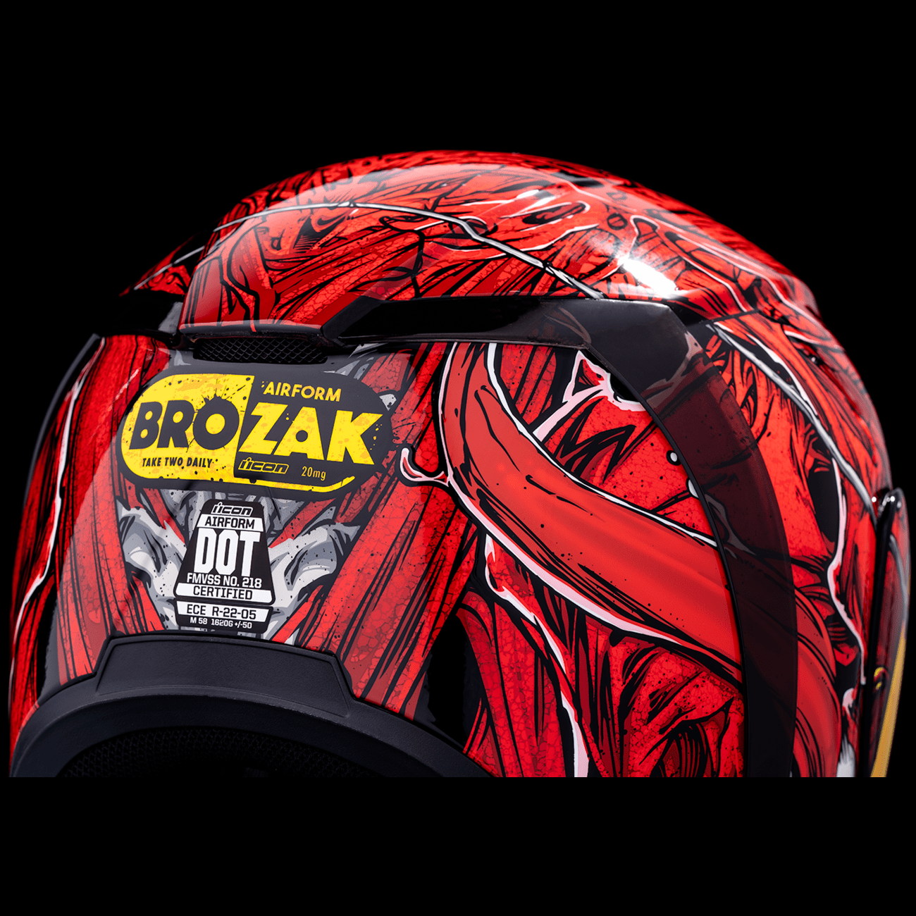 ICON Airform™ Helmet MIPS® Brozak Red Medium