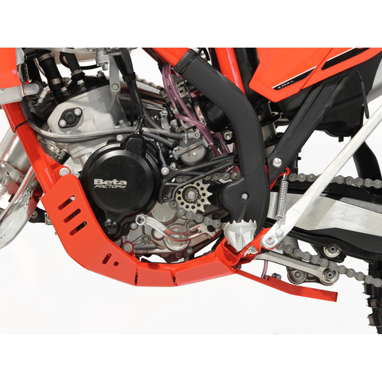 AXP RACING Xtrem Skid Plate Red Beta AX1686