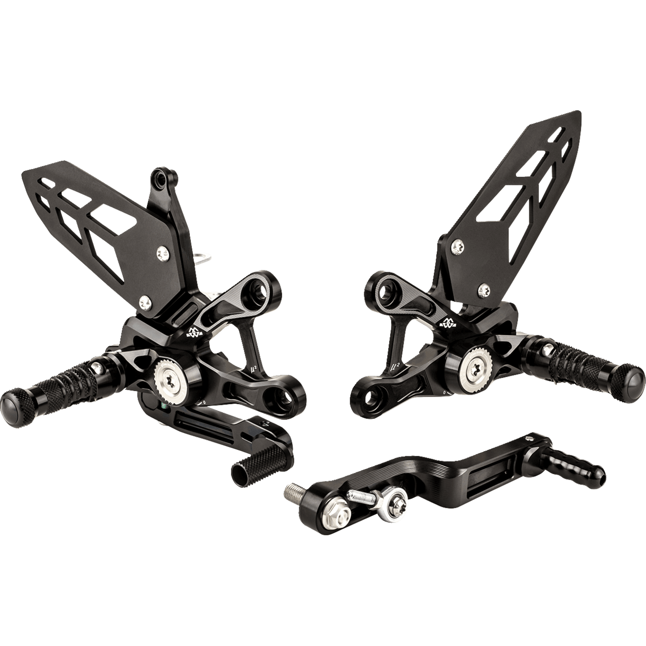 GILLES TOOLING MUE2 Rearset Black Suzuki MUE2S01B