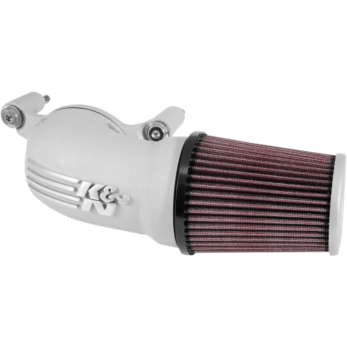 K & N Aircharger® Intake System with Cast Aluminum Intake Tube Satin Silver 571137S