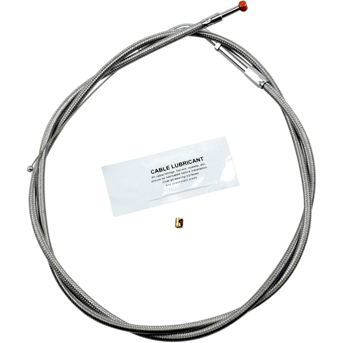 BARNETT Throttle Cable +8" Stainless Steel