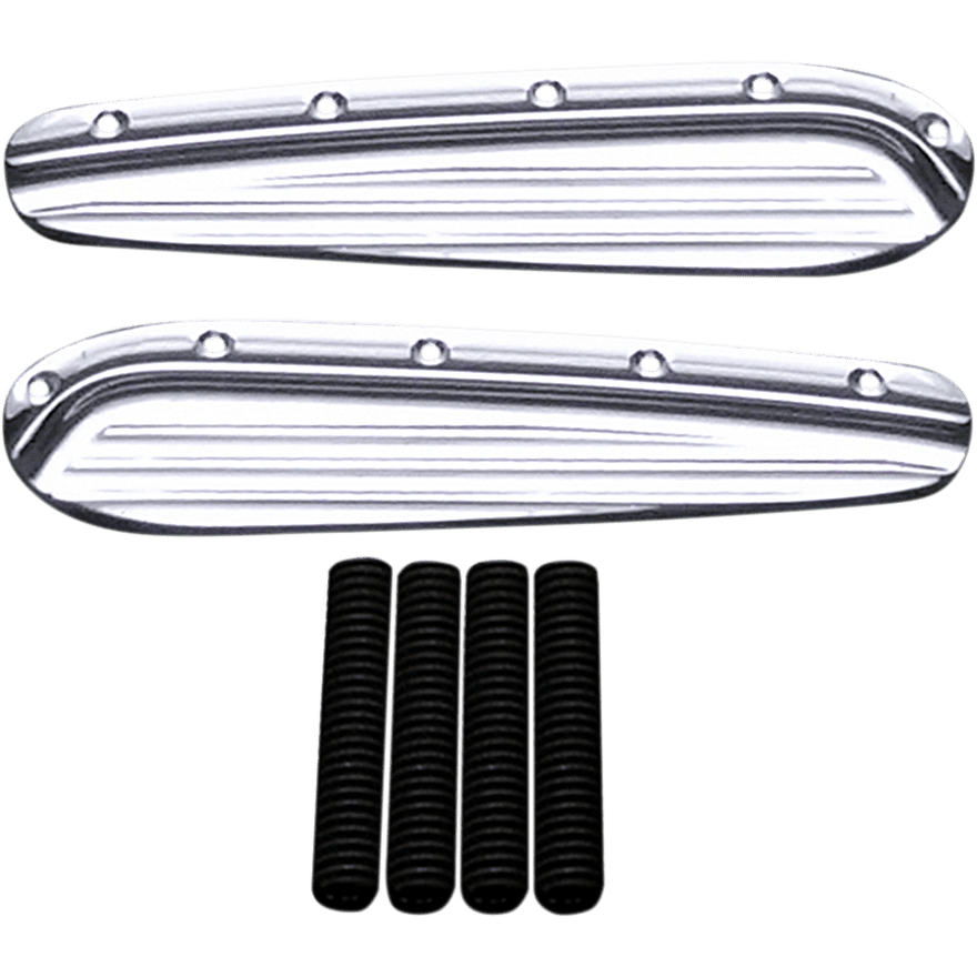 COVINGTONS Turn Signal Eliminators Dimpled Chrome