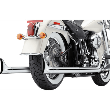 COBRA True Dual Exhaust Fishtail '12-'17 Softail 6989