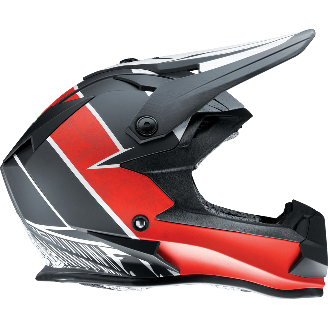 Z1R Youth F.I. Helmet Fractal MIPS® Matte Black/Red Medium