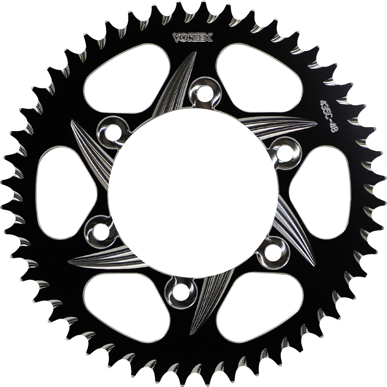 VORTEX CAT5 Sprocket Black 48 Tooth