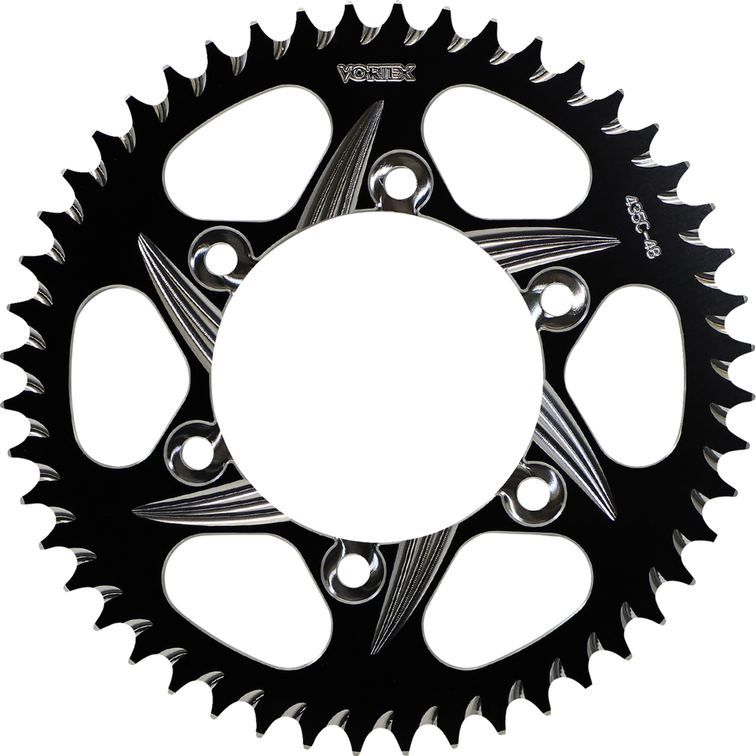 VORTEX CAT5 Sprocket Black 48 Tooth 435CZK48