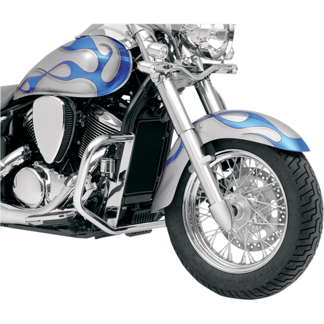 BARON Engine Guard Chrome Kawasaki BA717400