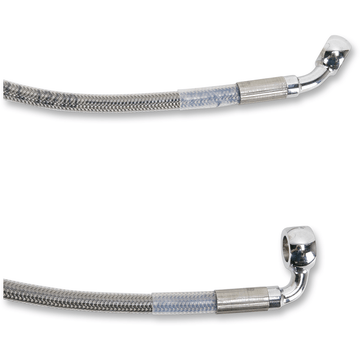 DRAG SPECIALTIES Brake Line Front +4" Stainless Steel