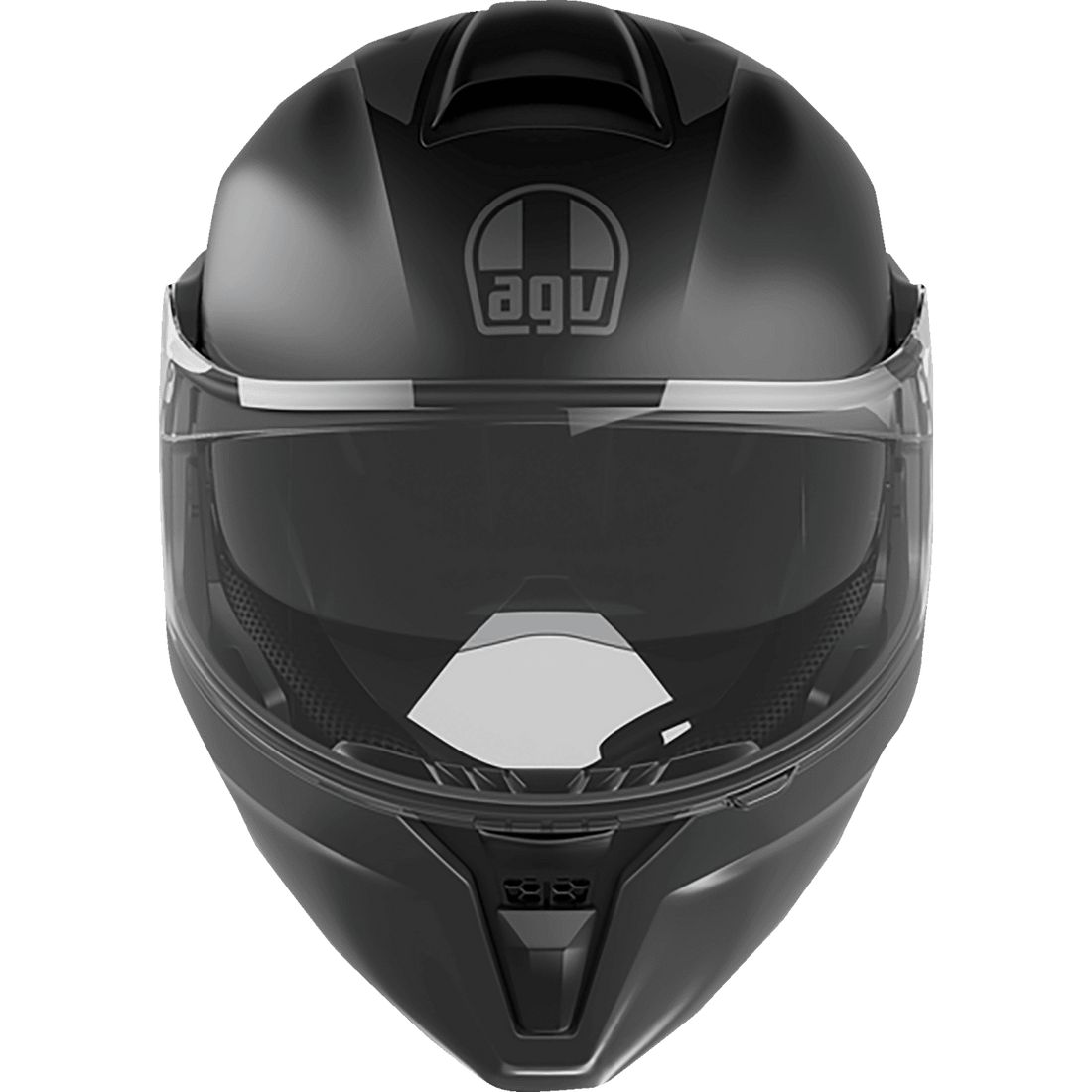 AGV Streetmodular Helmet Resia Matte Black/Gray Medium 2118296002005M