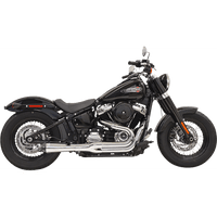 BASSANI XHAUST 2-into-1 Road Rage Exhaust System Chrome 1S92R