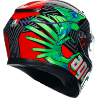 AGV K3 Helmet Kamaleon Black/Red/Green Small 2118381004013S