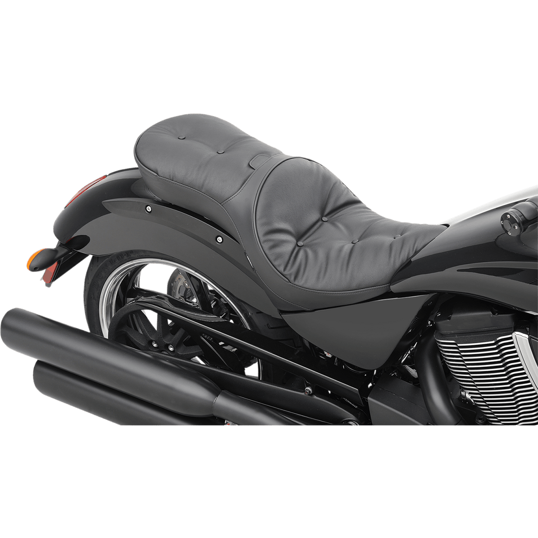 DRAG SPECIALTIES Low Profile Seat Driver's Backrest Pillow Vegas