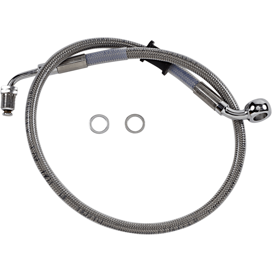 DRAG SPECIALTIES Brake Line Front (Upper) Stainless Steel