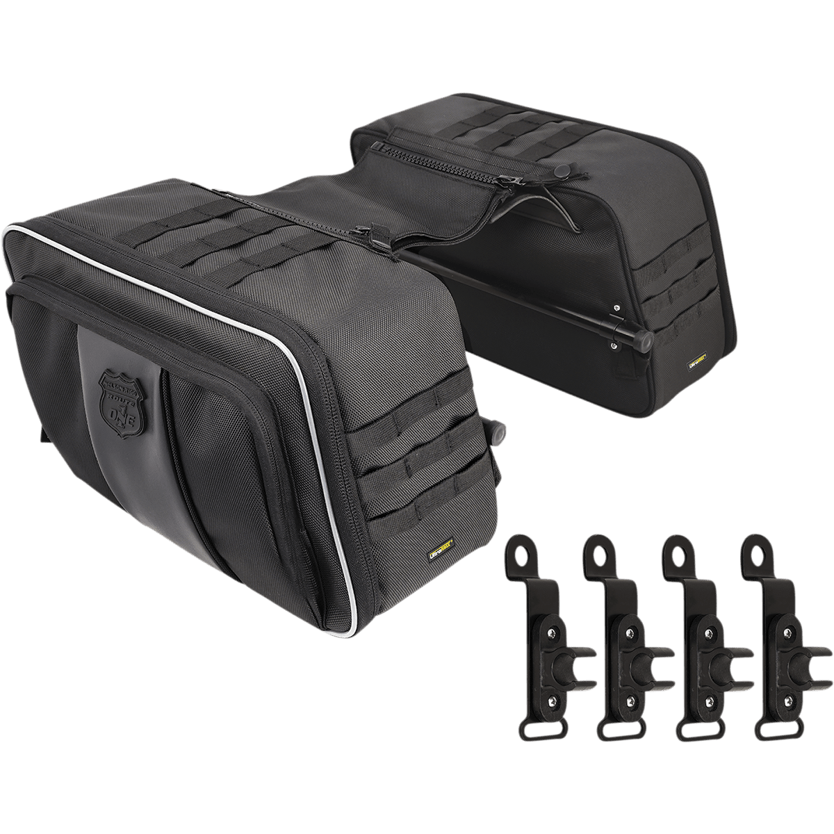 NELSON RIGG Road Trip Saddlebags Black NR400