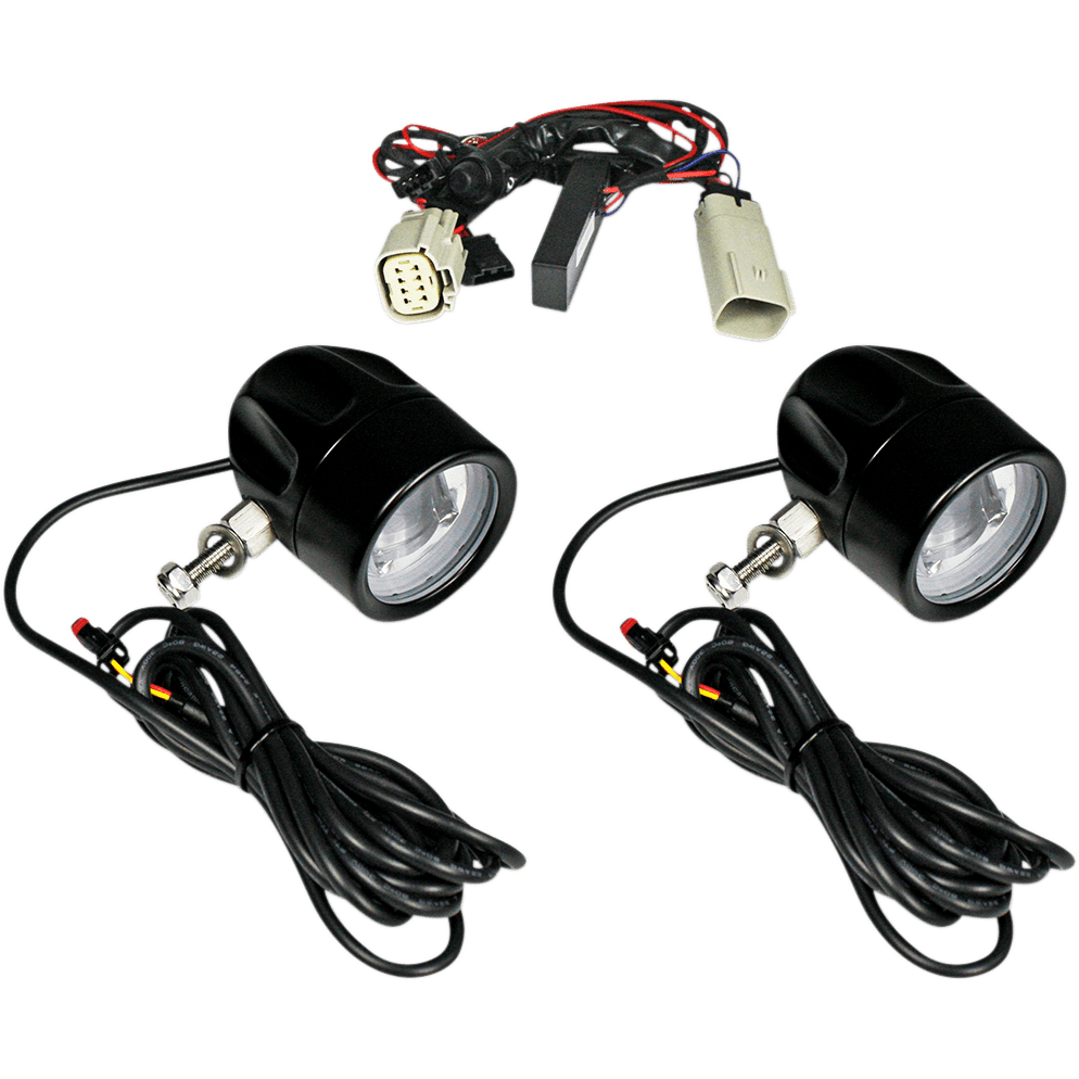 CUSTOM DYNAMICS LED Fog Light Trike Black PBFOGTKEB