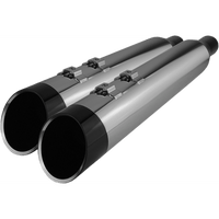 KHROME WERKS Mufflers Chrome with Edge Tip 202685