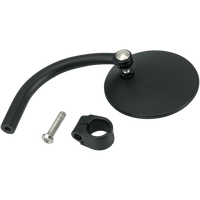 BILTWELL Clamp-On Utility Mirror Round Black 6503578131