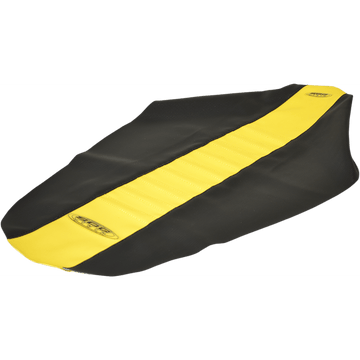 SDG Pleated Seat Cover Yellow Top/Black Sides