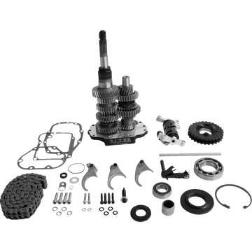 BAKER DRIVETRAIN Direct Drive Gear Set 6-Speed Black DD6411S03