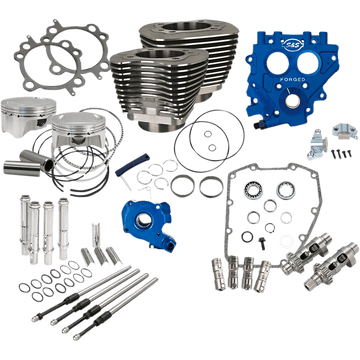 S&S CYCLE 100" Power Package Performance Kit Chain Drive Black 3300664