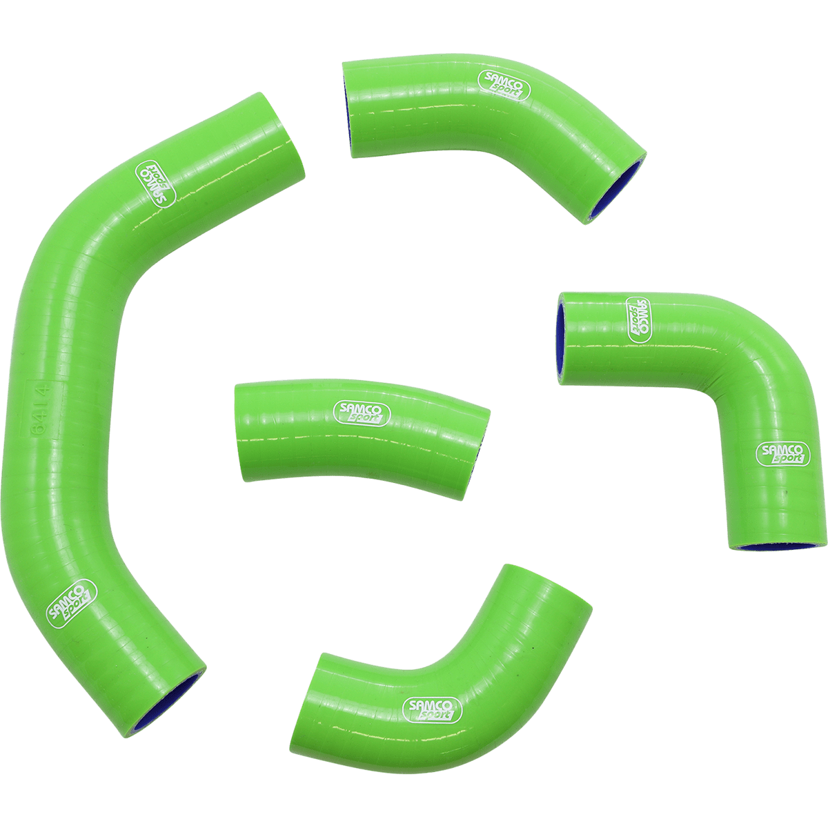 SAMCO SPORT Radiator Hose Kit Green Kawasaki KAW100GN