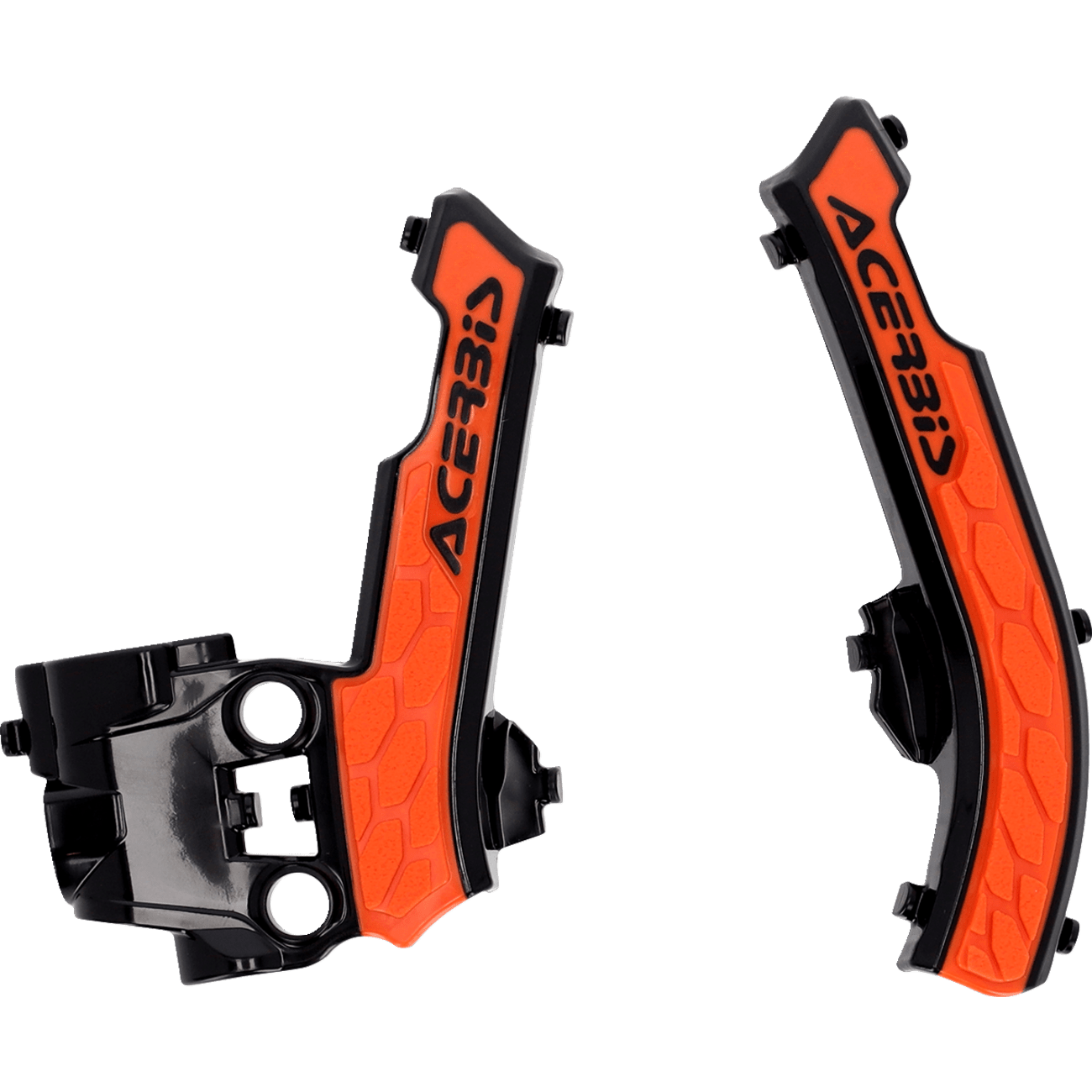 ACERBIS X-Grip Frame Guards Black/ '16 Orange Gas Gas | Husqvarna | KTM