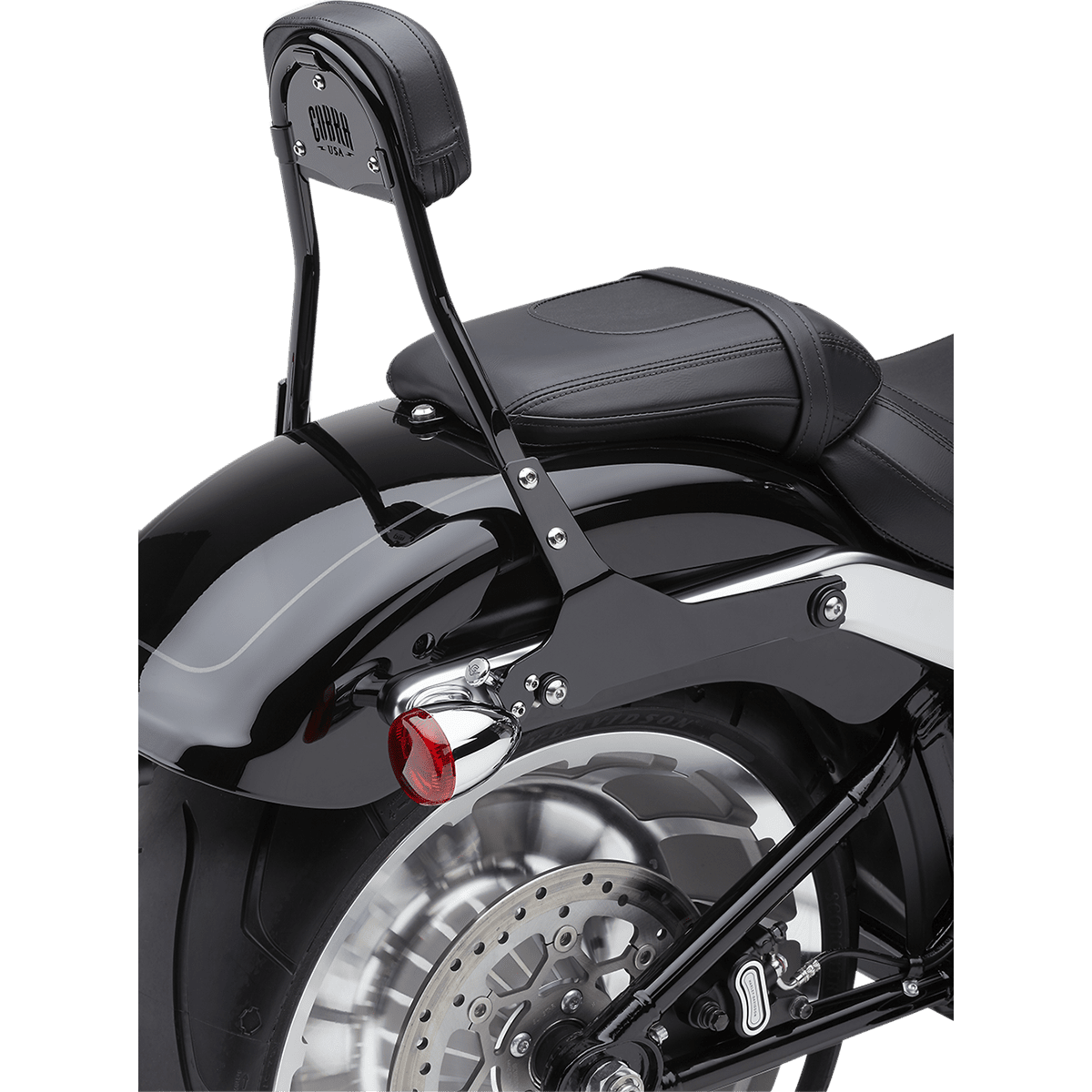 COBRA Backrest Kit 14" Black Softail 6022007B