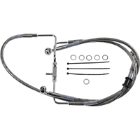 DRAG SPECIALTIES Brake Line +8" Stainless Steel XL