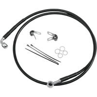 DRAG SPECIALTIES Brake Line Front (Upper) Black