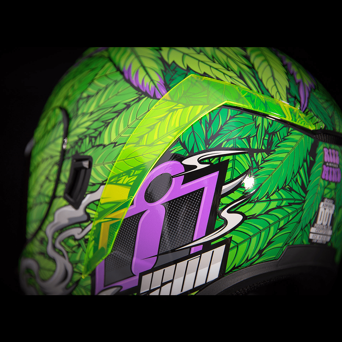 ICON Airform™ Helmet Ritemind Glow™ Green XL