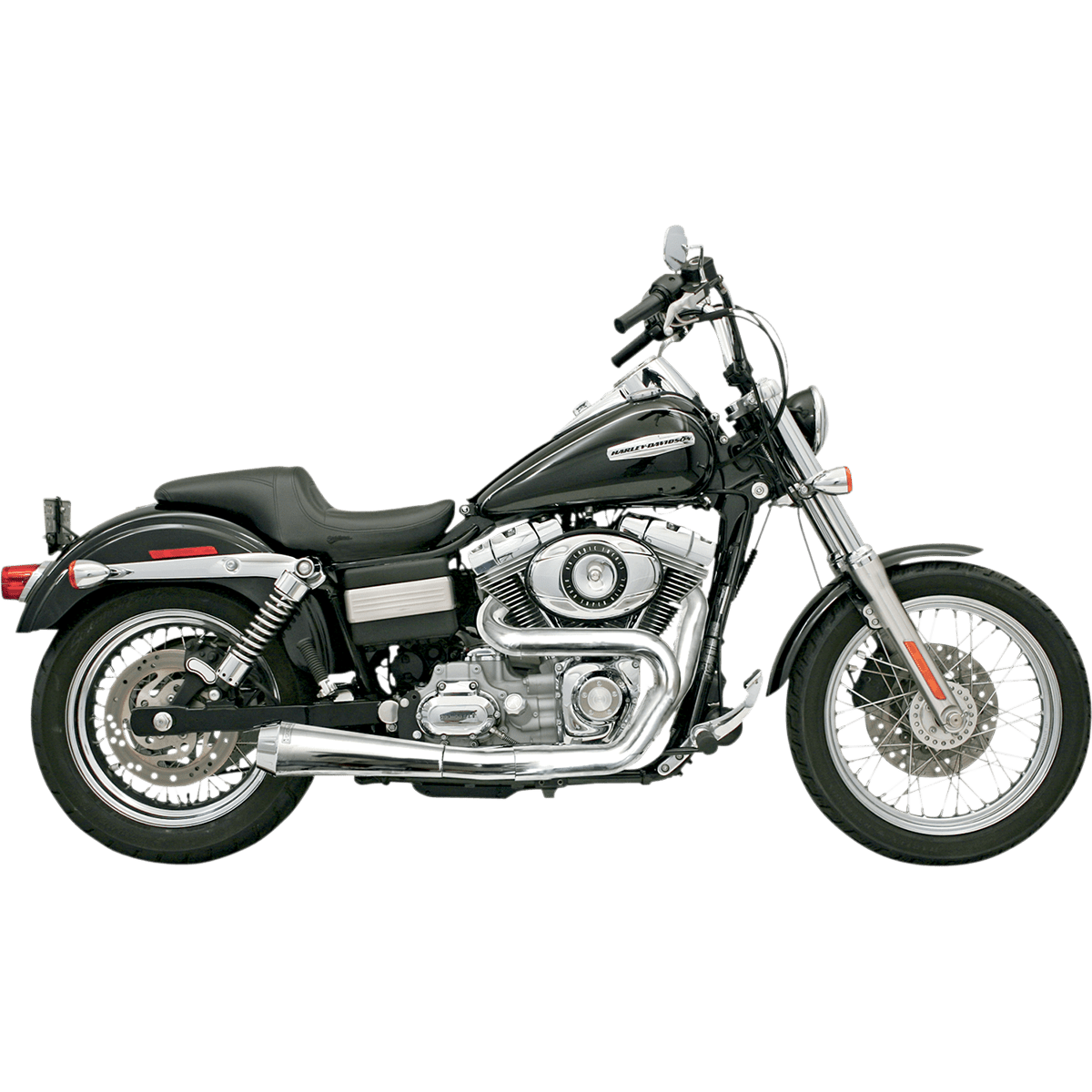 BASSANI XHAUST Road Rage 2:1 Exhaust Chrome FXD 1D5250