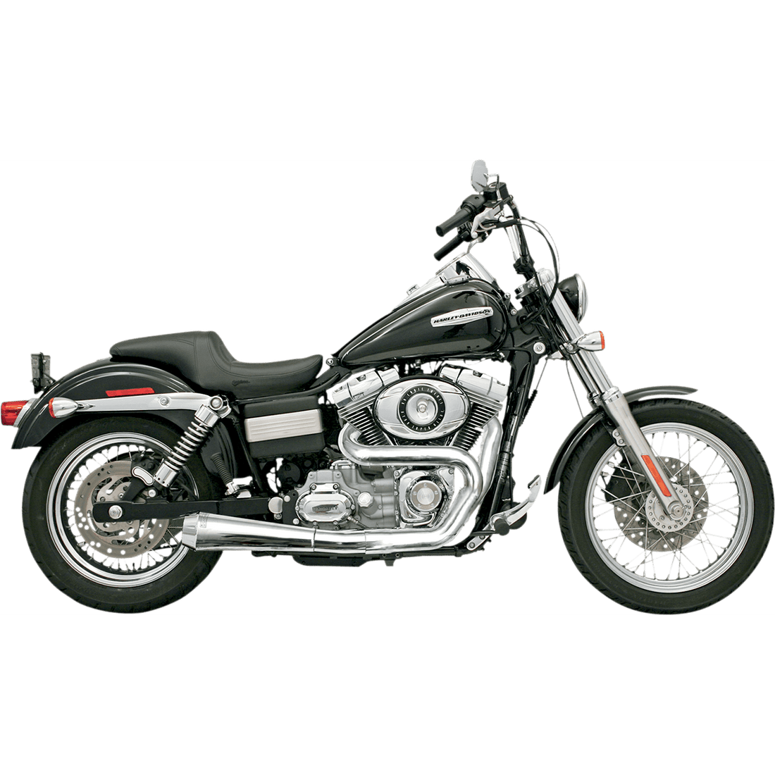 BASSANI XHAUST Road Rage 2:1 Exhaust Chrome FXD 1D5250