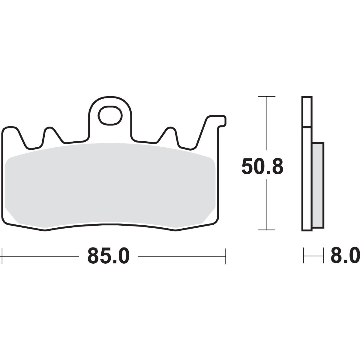 SBS HS Brake Pads 900HS