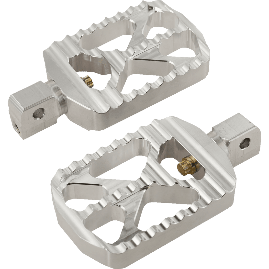 JOKER MACHINE Bear Claw Footpegs Silver Indian 086468