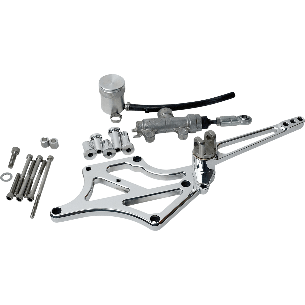 SPEED MERCHANT Mid-Controls without Pegs Polished FL '17-'22 SMM8FLMIDWOPP