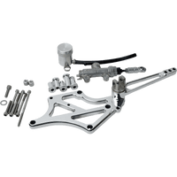 SPEED MERCHANT Mid-Controls without Pegs Polished FL '17-'22 SMM8FLMIDWOPP