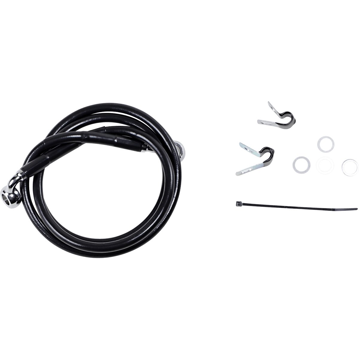 DRAG SPECIALTIES Brake Line Front (Upper) Black