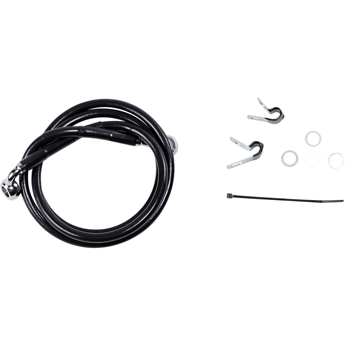 DRAG SPECIALTIES Brake Line Front (Upper) Black